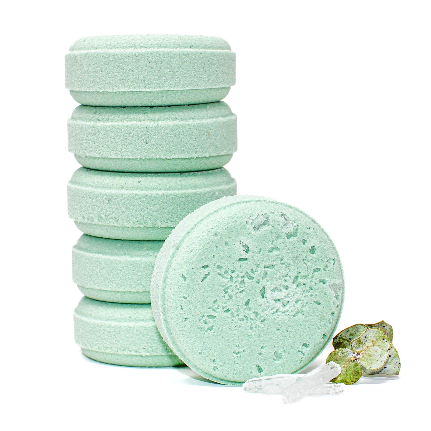 Breathe Artisan Aromatherapy Shower Bomb with Menthol Crystals & 100% Pure Essential Oils, 4 oz.